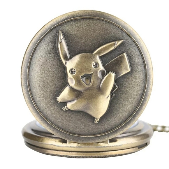 Pikachu Pokemon Pocket Watch NEW - Picture 3 of 6